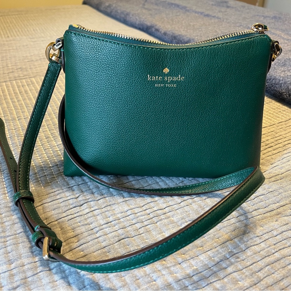 Green Kate Spade crossbody